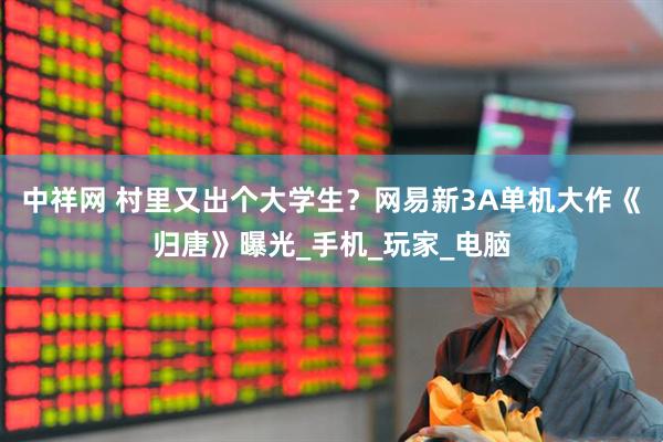 中祥网 村里又出个大学生？网易新3A单机大作《归唐》曝光_手机_玩家_电脑
