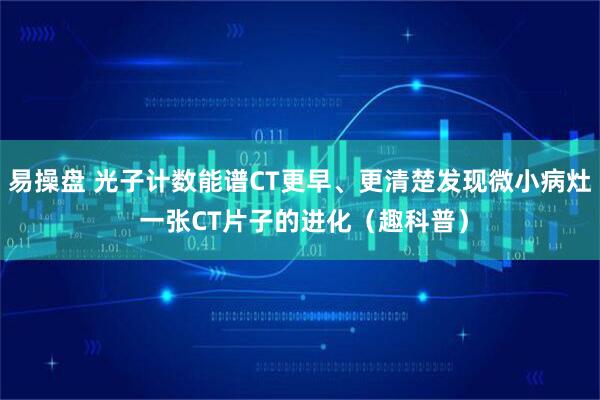 易操盘 光子计数能谱CT更早、更清楚发现微小病灶 一张CT片子的进化（趣科普）